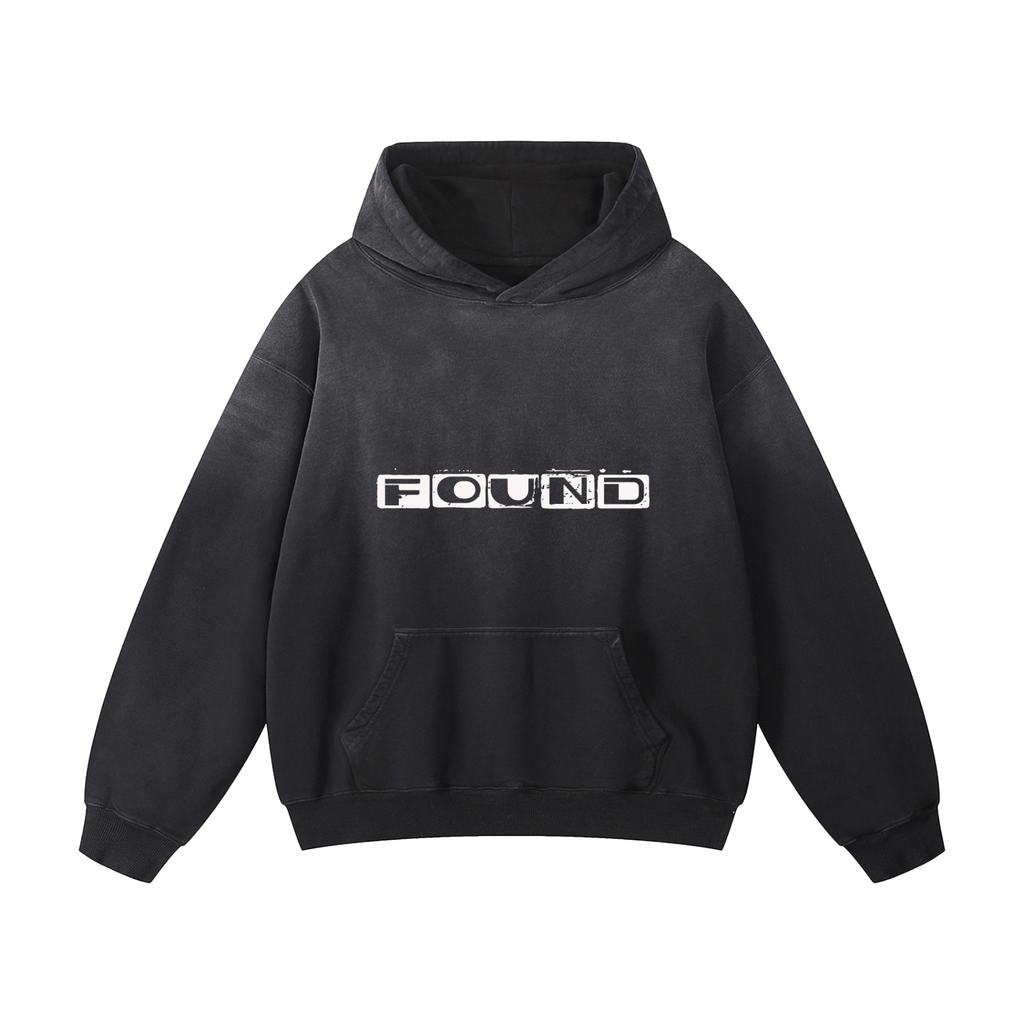 FOUND Heavyweight Sunfade Oversized Hoodie